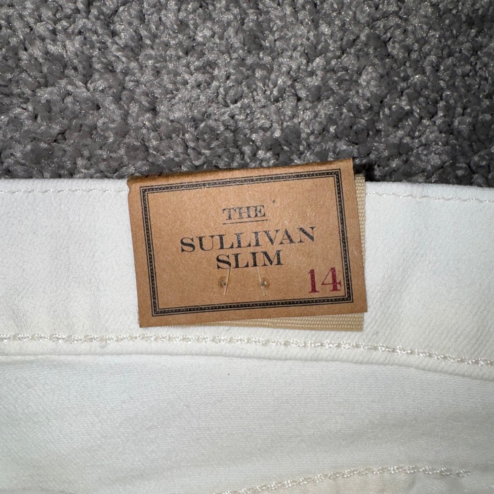 Polo Ralph Lauren Sullivan Slim Stretch 5 Pocket Jeans White Boys 14 NEW - Picture 5 of 12